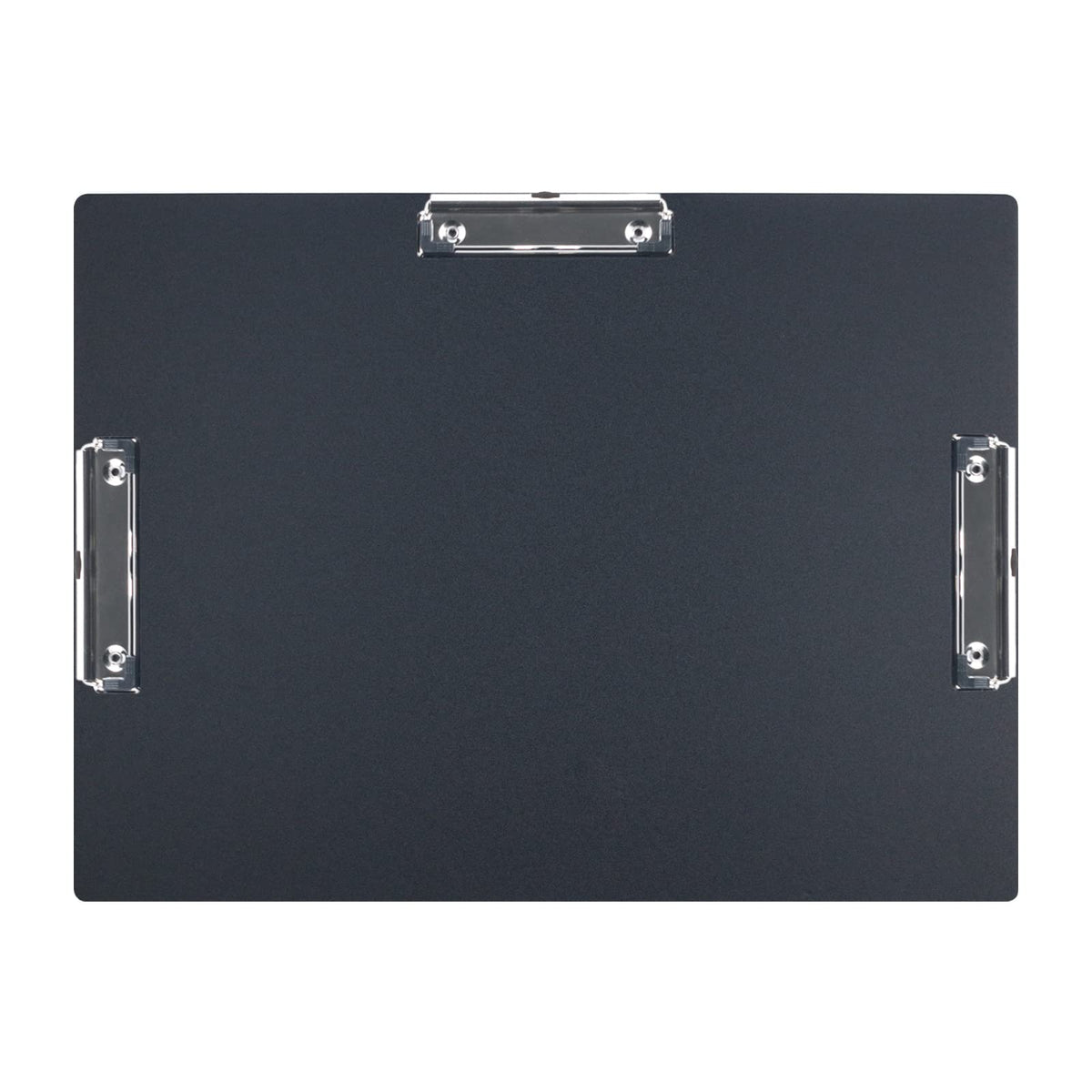 Acocony 11x17 Clipboard Three Clip Super Tough Extra Large Clipboard PP Plastic Not Fragile 11 x 17 Clipping Board Black Pack of 1