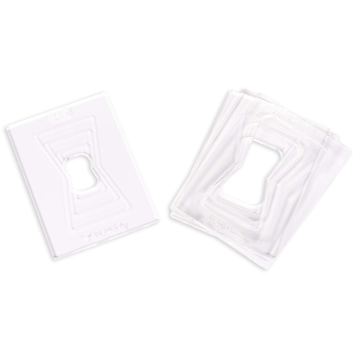 MLIS Nested WW Butterfly - Acrylic Router Inlay Templates for Precise Wood Inlay Designs by Tarter Woodworking (MLIS) Multiple Layer Inlay System, Works with Router Inlay kit, Made in USA