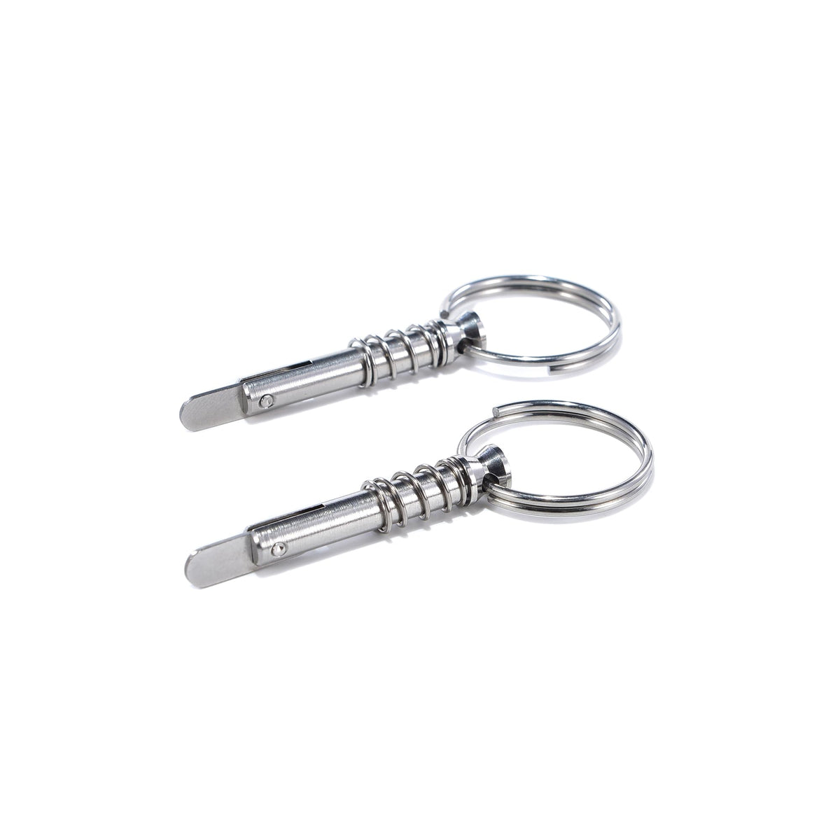 10 Pack Quick Release Bimini Pins, 1/4" Diameter - Boat Canopy Top Pins with Pull Ring, Full 316 Stainless Steel Marine Hardware
