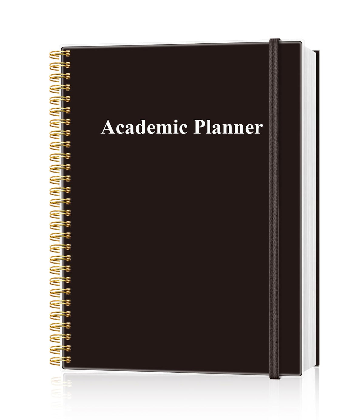 Academic Planner for 2026-2027 or Anytime - Undated Weekly Student Planner For Homeschool, High School, College & Nursing Students, 200 Pages, 8.5" x 11", Black
