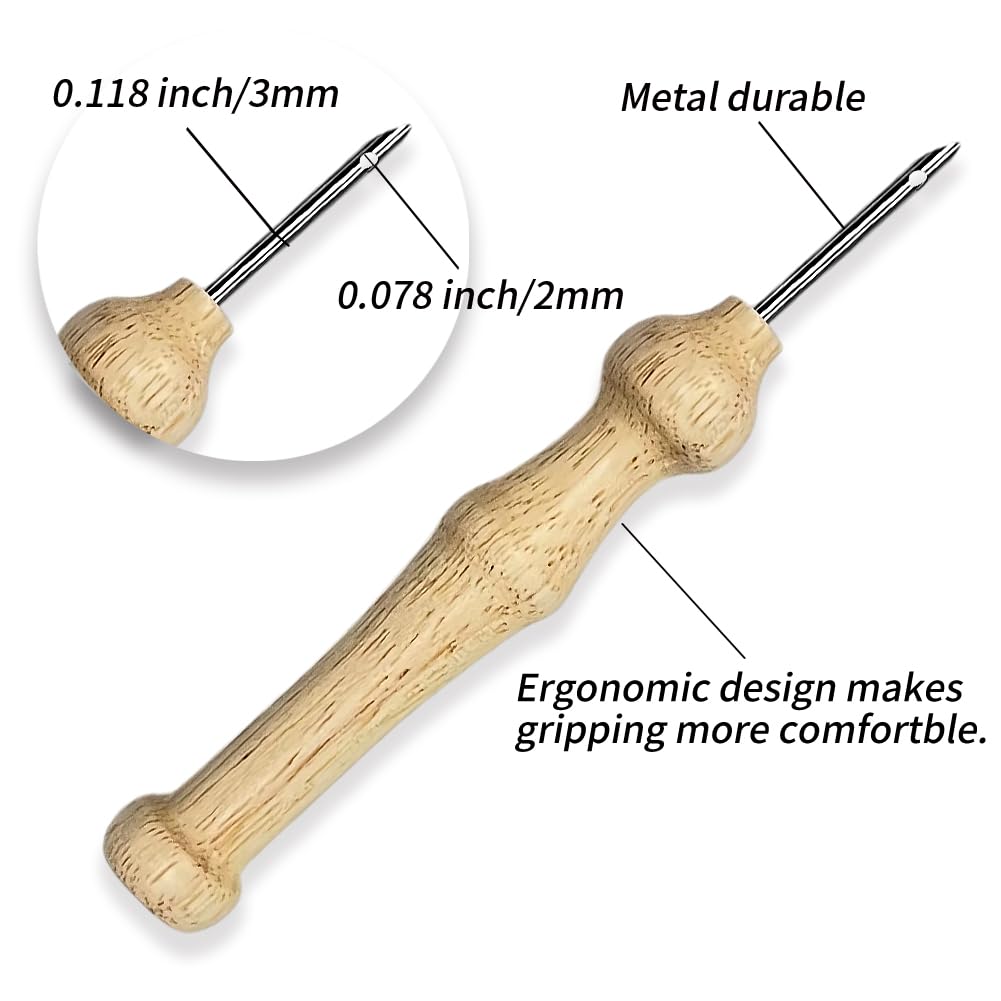 INFUNLY Dachshund Punch Needle Kits for Adults Beginners Brown Dog Needle Embroidery Starter Kit Puppy DIY Punch Needles Kit with Instruction Needles Fabric for Art Crafts Festival Gift Home Decor