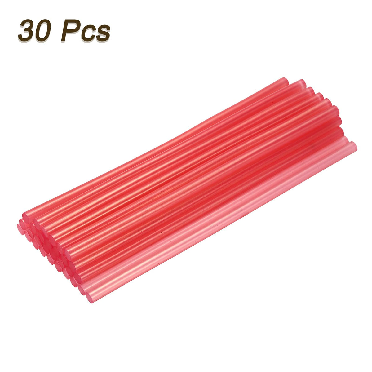 uxcell 30pcs 7mm x 200mm Mini Hot Glue Sticks for Mini Glue Gun, 8-inch x 0.28-inch Glue Gun Sticks for Art DIY Craft, Hot Red