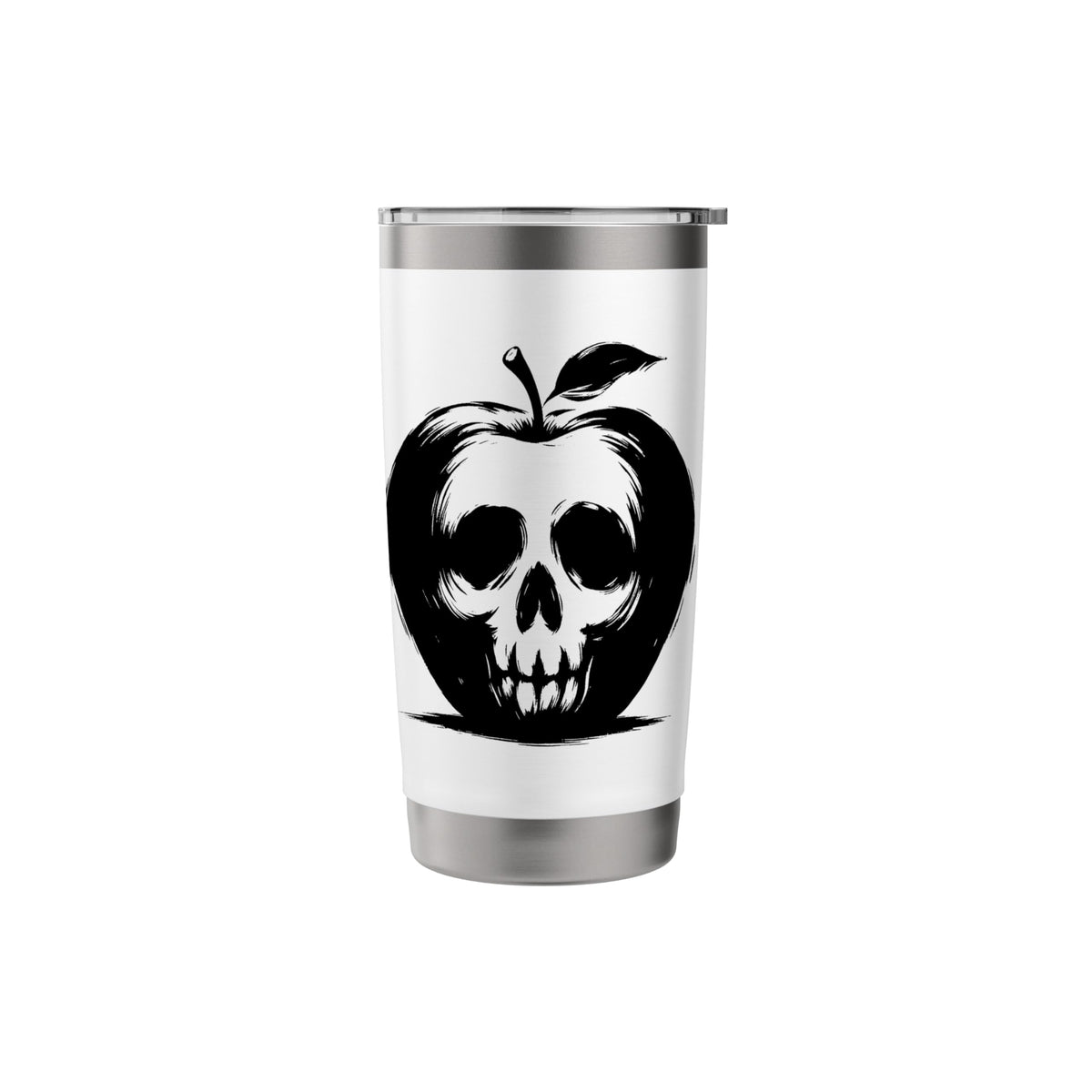 Apple Skull - Creepy Skeleton Apple Halloween Lover Stainless Steel Insulated Tumbler