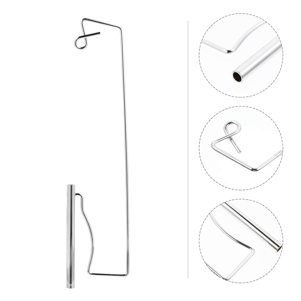 EXCEART Metal Embroidery Stand Adjustable Single Thread Spool Holder Universal Full Metal Single Cone and Spool Thread Rack Sewing Quilting Thread Holder