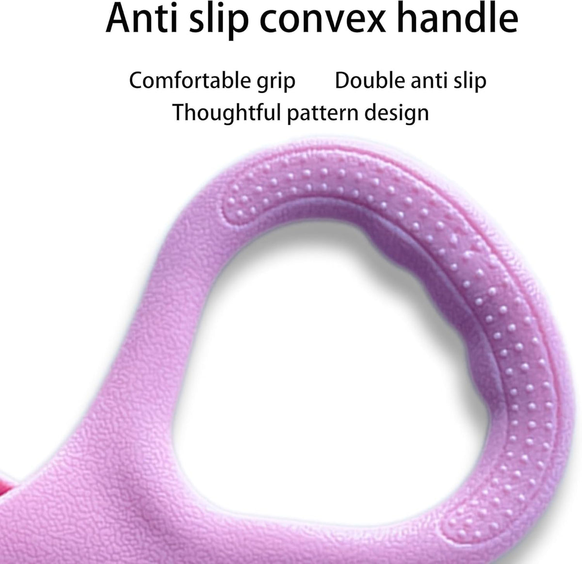 Cur8trends Figure 8 Resistance Band, Silicone, 20 lb Tension, for Arm Workout, Stretching, Yoga, for Women and Men (Purple + Gray)