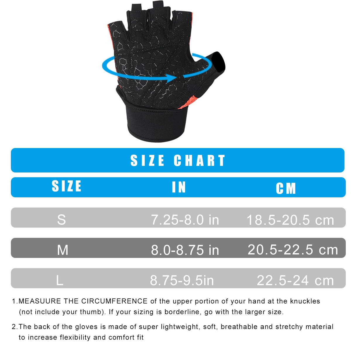 Luwint Ventilated Workout Gloves for Men Women, Full Palm Protection with Wrist Support, Breathable Weight Lifting Gloves for Gym Training Cycling Fitness