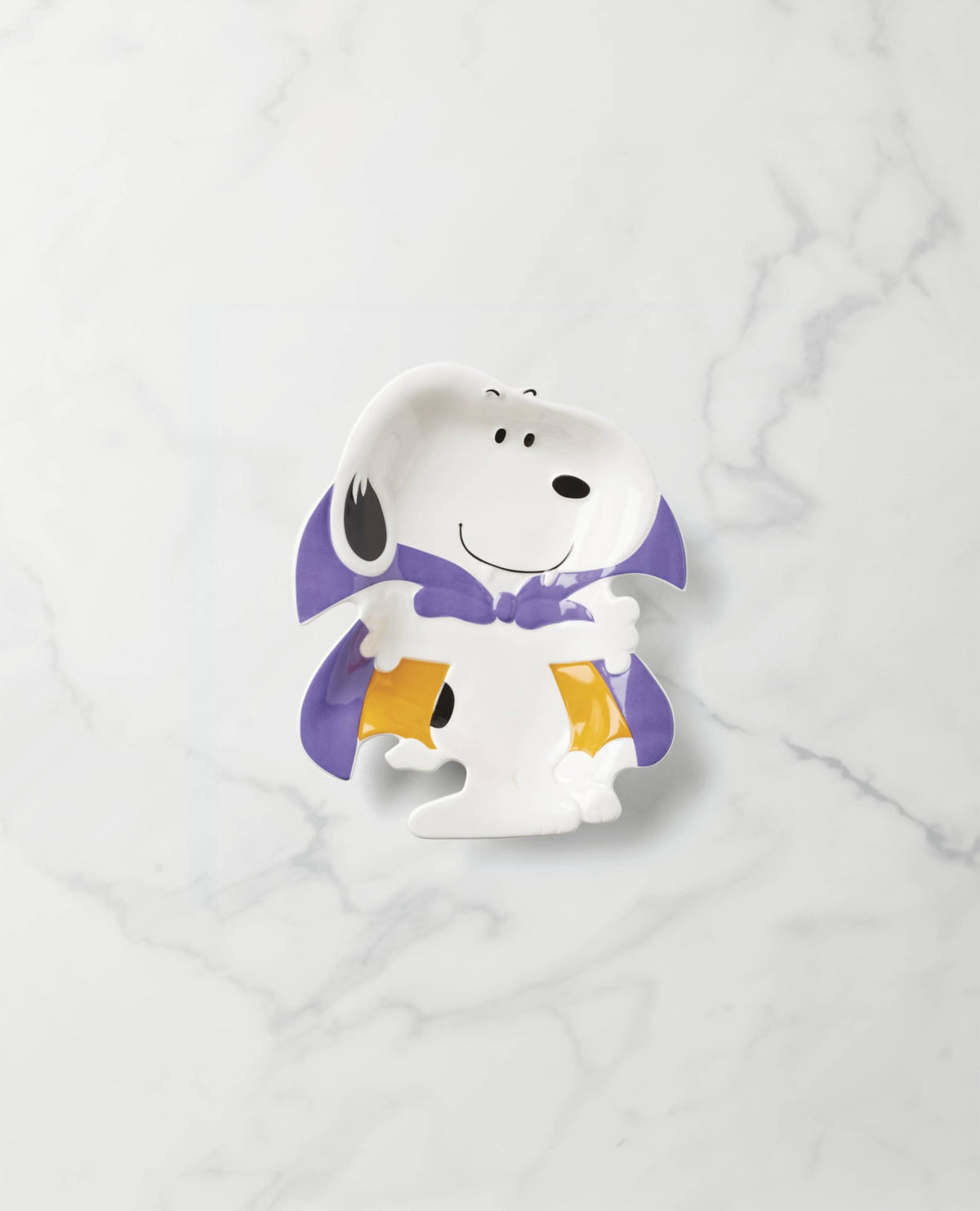 Lenox Serveware, The Great Pumpkin Figural Treat Dish, Handwash Only, Durable Porcelain Dish Tray, Halloween Decor Indoor, Halloween Table Decorations, Snoopy Design, Fall Decor (8 x 6.5 x 1-inch)