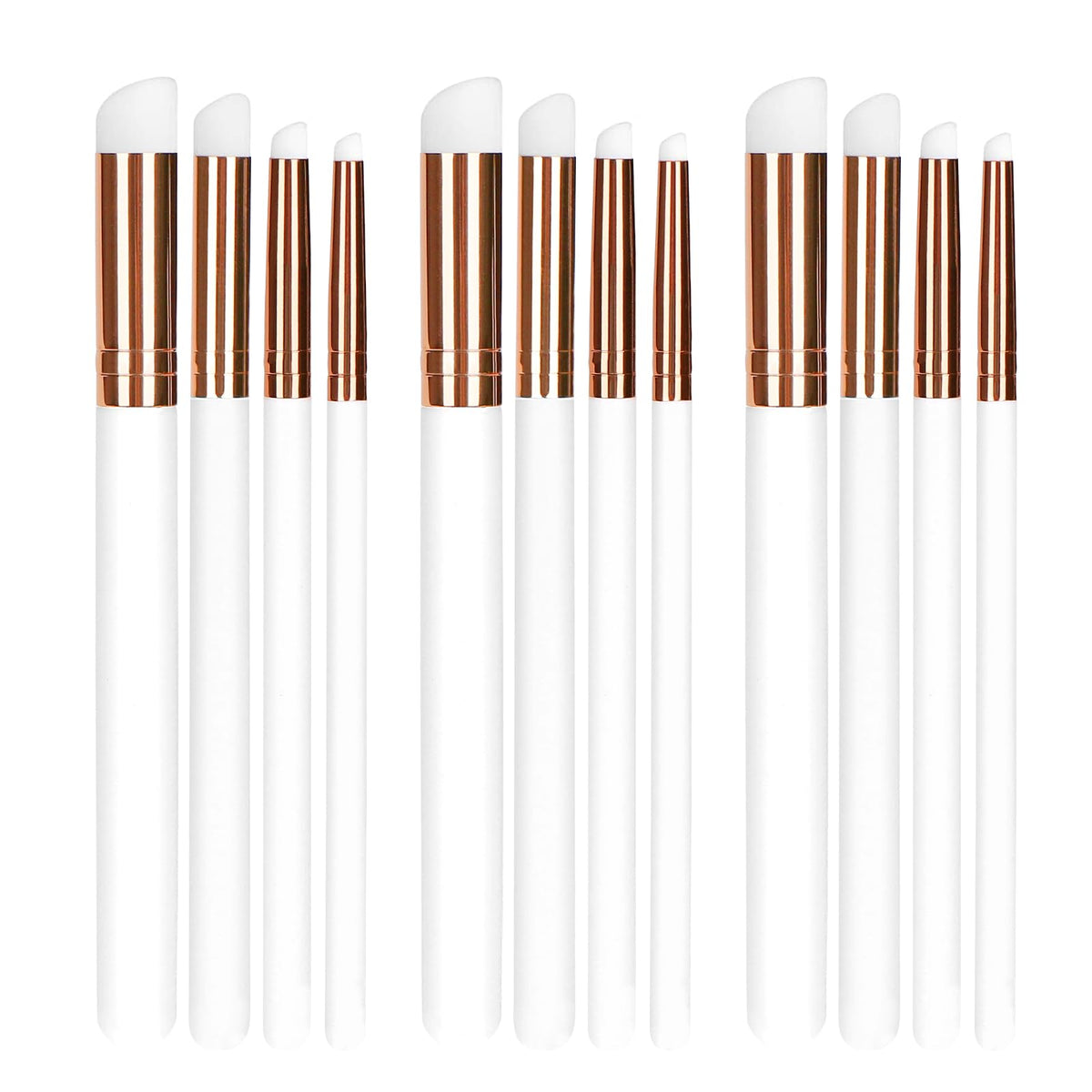 UNIMEIX Mini Blending Brushes for Card Making, Dry Miniature Painting Set Background Blender Paint Brushes Small Detailed Paint Brushes (12 Pack)