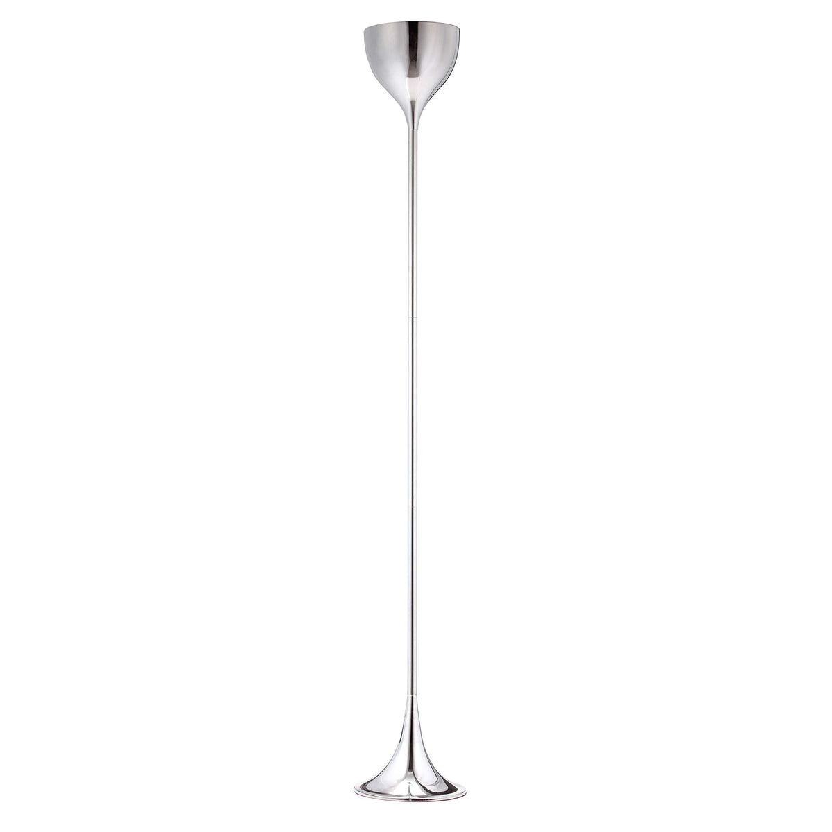 Zuo Neutrino Floor Lamp, Steel, Chrome Finish, Model 50013