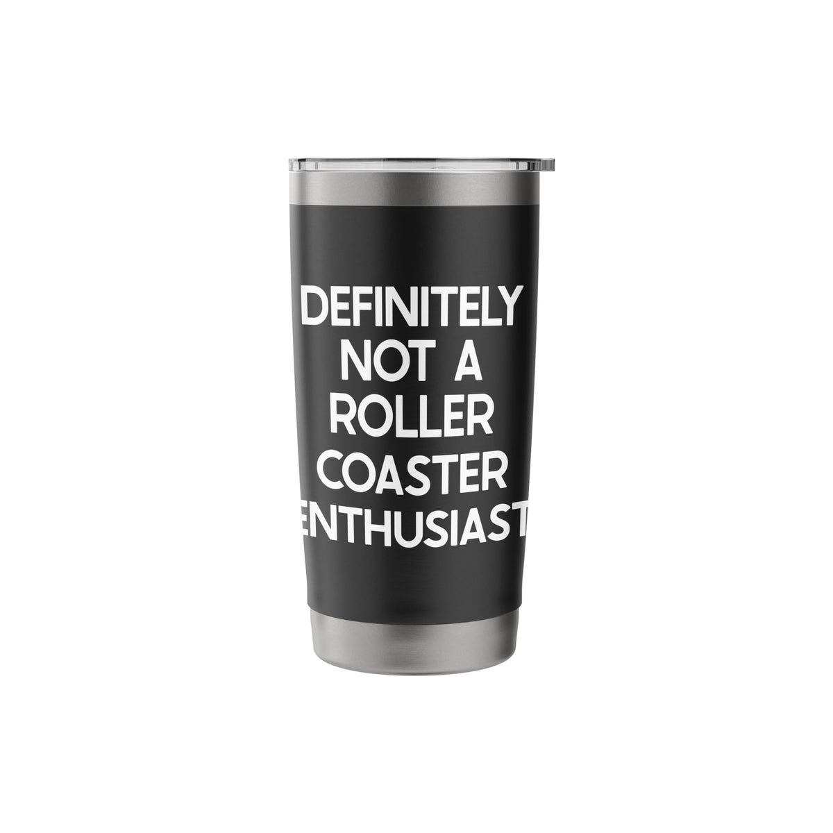 Roller Coaster Enthusiast Saying Tshirt Funny Ironic Humor Stainless Steel Insulated Tumbler