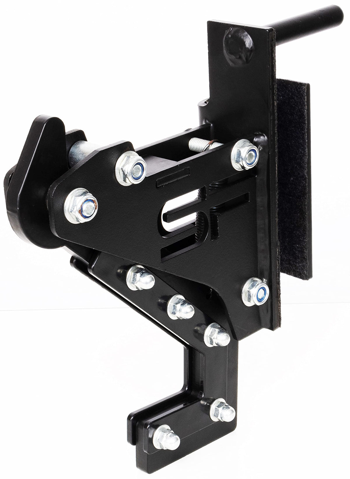 Signature Fitness Fitvids SF-3 1 – 500 Pound Capacity 3” x 3” Power Cage Squat Rack – Monolift Attachments – Black