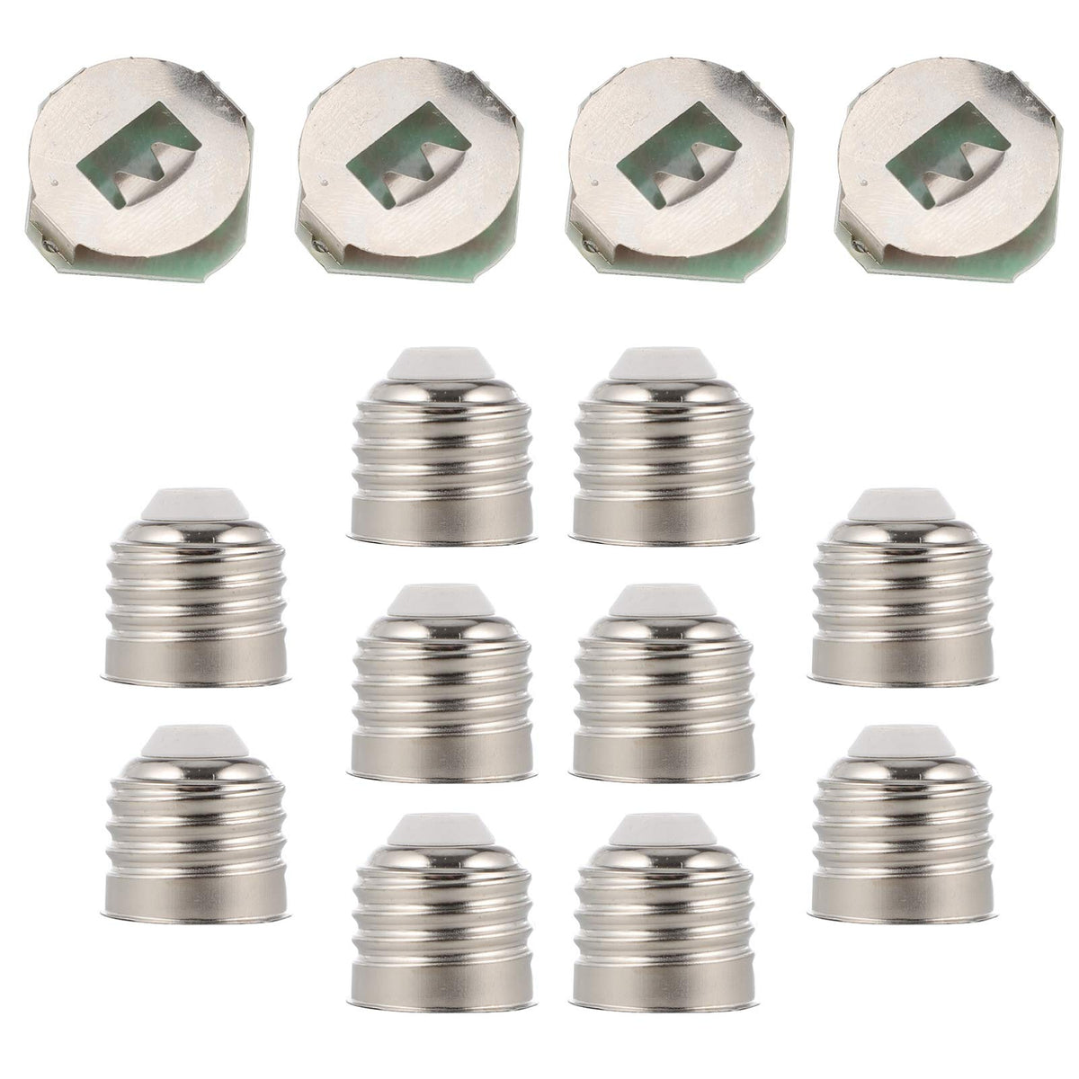Light Bulb Accessories Kit with Led Chip Bases and Caps for Diy Resin Bulbs Lamp Parts Supply for Home Decorative Lighting Party Crafts