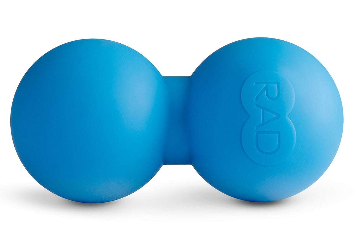 RAD Roller XL Peanut Roller Ball Massager - Soft Density Peanut Massage Ball - Myofascial Release for Back, Feet, Neck, Psoas - Suboccipital Release Device, Thoracic Spine Roller Balls