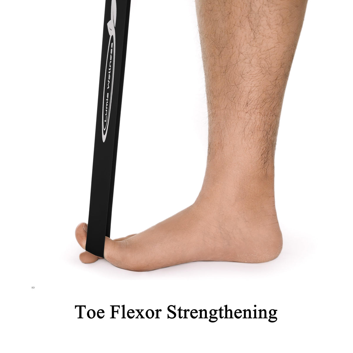 Toe Bands, Mini Latex Bands for Exercise & Stretch, Bunion Correction, Toe, Foot, & Ankle Strengthening, Toe Spacers for Hallus Valgus (4 Bands)