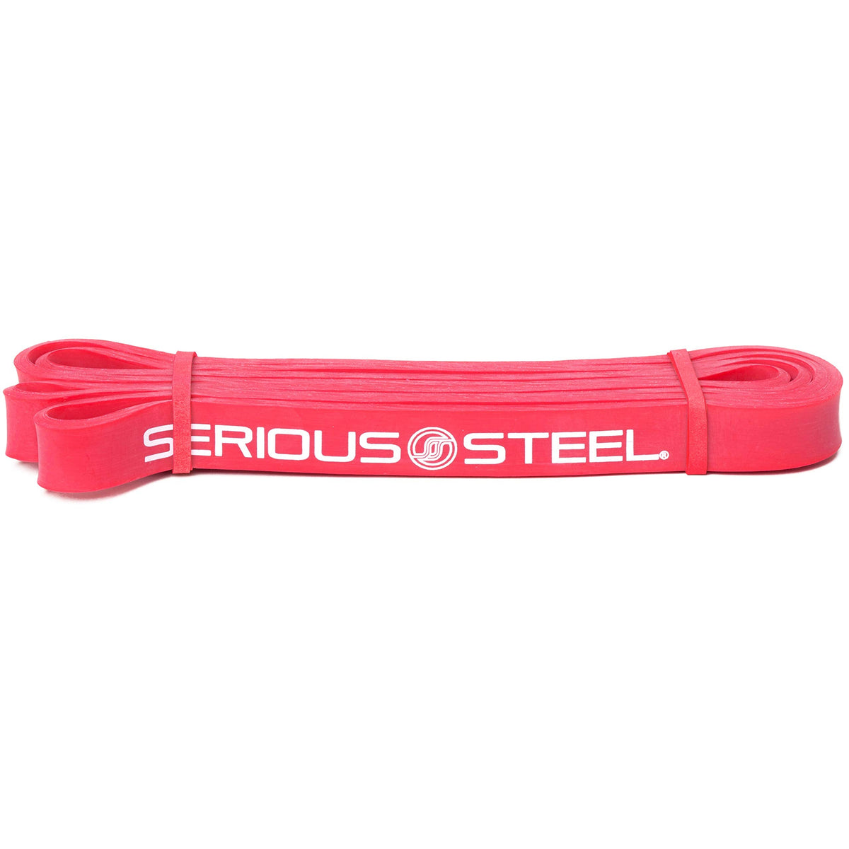 SERIOUS STEEL FITNESS Assisted 41" Pull-Up Band, Resistance & Stretching, Powerlifting & Pull-ups (#2 Red - Single Band)