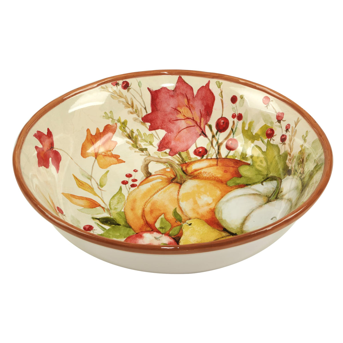Harvest Blessings Ceramic Serving Bowl – Serve salads, pasta, or side dishes in this elegant fall-inspired bowl that makes every meal feel like a celebration of the harvest season
