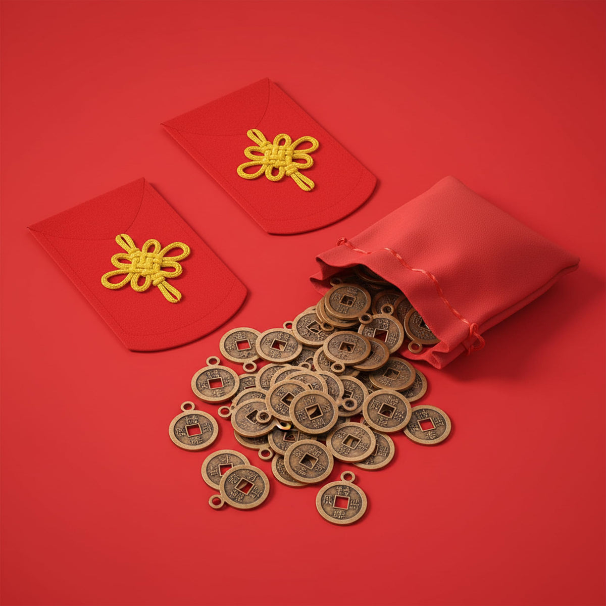 Bronze Chinese Coins – 190 PCS Ancient Antique Fashion Retro Jewelry Making Crafting Charms Findings Bulk for Bracelet Necklace Pendant Accessoires Lots Vintage Feng Shui Cash Arts Crafts Beading Tone