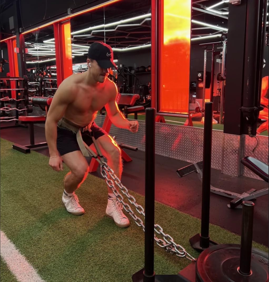 Brute Belt – The Ultimate Nylon Dip, Pull-Up and Squat Belt for Strength Training (Camo, Medium)