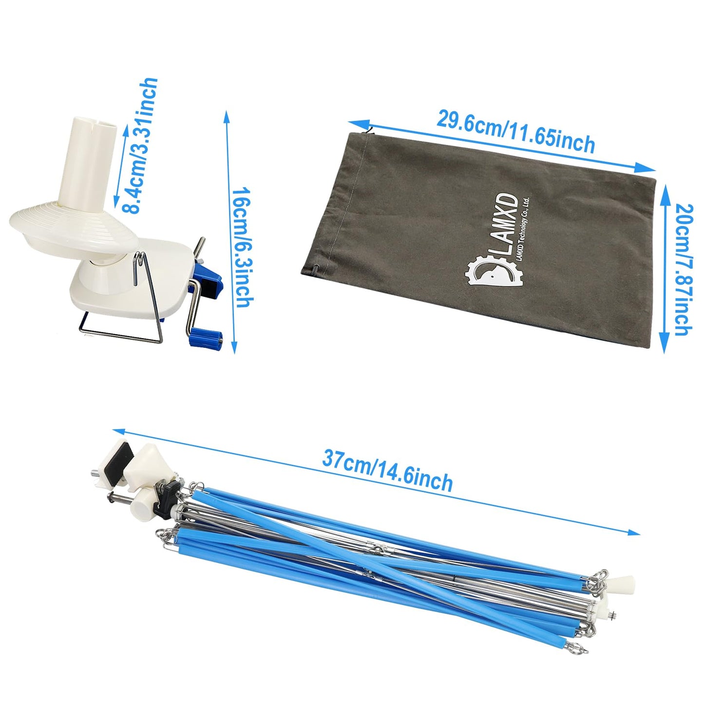 LAMXD Yarn Ball Winder and Yarn Umbrella Swift ¡­