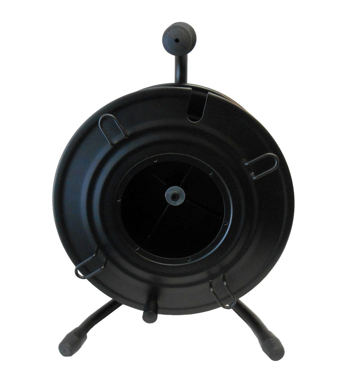 Audio2000'S ADC271B Heavy-Duty Portable All Metal Cable Reel/Cord Reel, Capacity: 722 feet of 6mm Cord