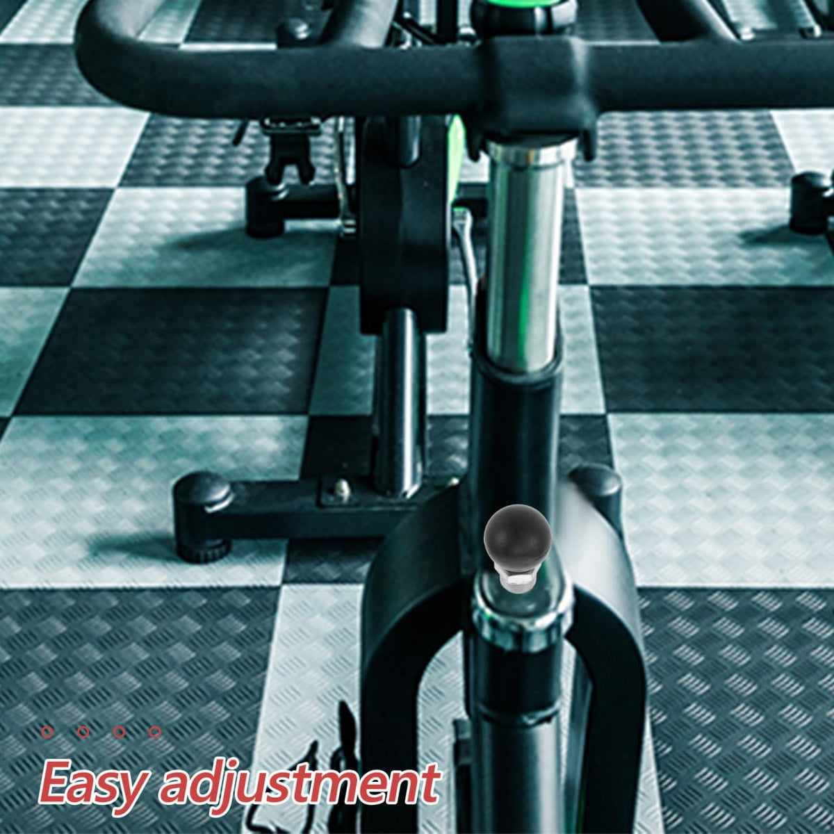 FOYTOKI Pull Pin Spring Knob for Gym Equipment Adjustable Exercise Machine Release Pin Durable Fitness Equipment Knob 4.33 Inch Black Spring Latch for Workout
