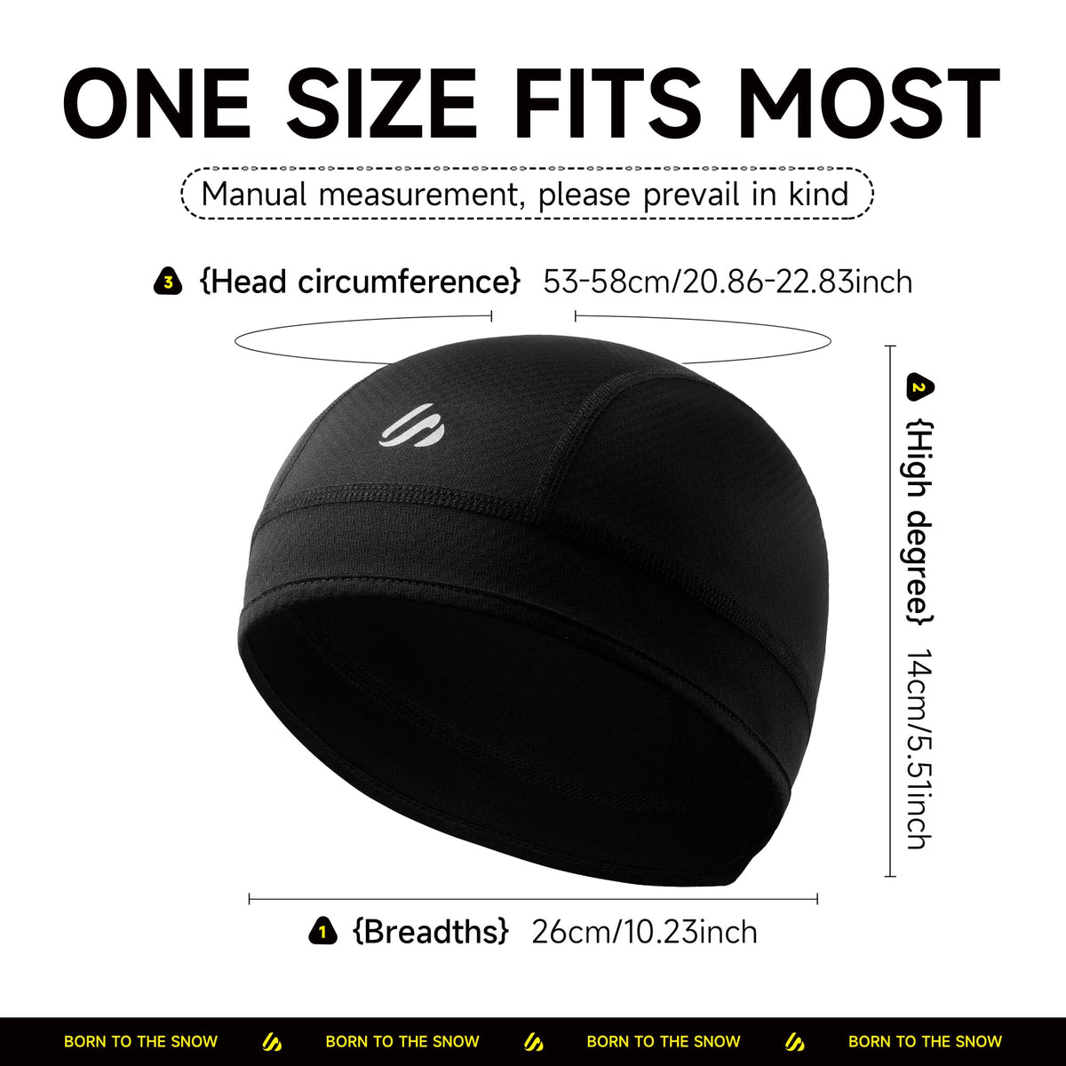 SAITAG 3 Pieces Skull Cap Helmet Liner, Cooling Hat Welding Cycling Beanies Head wrap for Men Women Hard Hat Durags