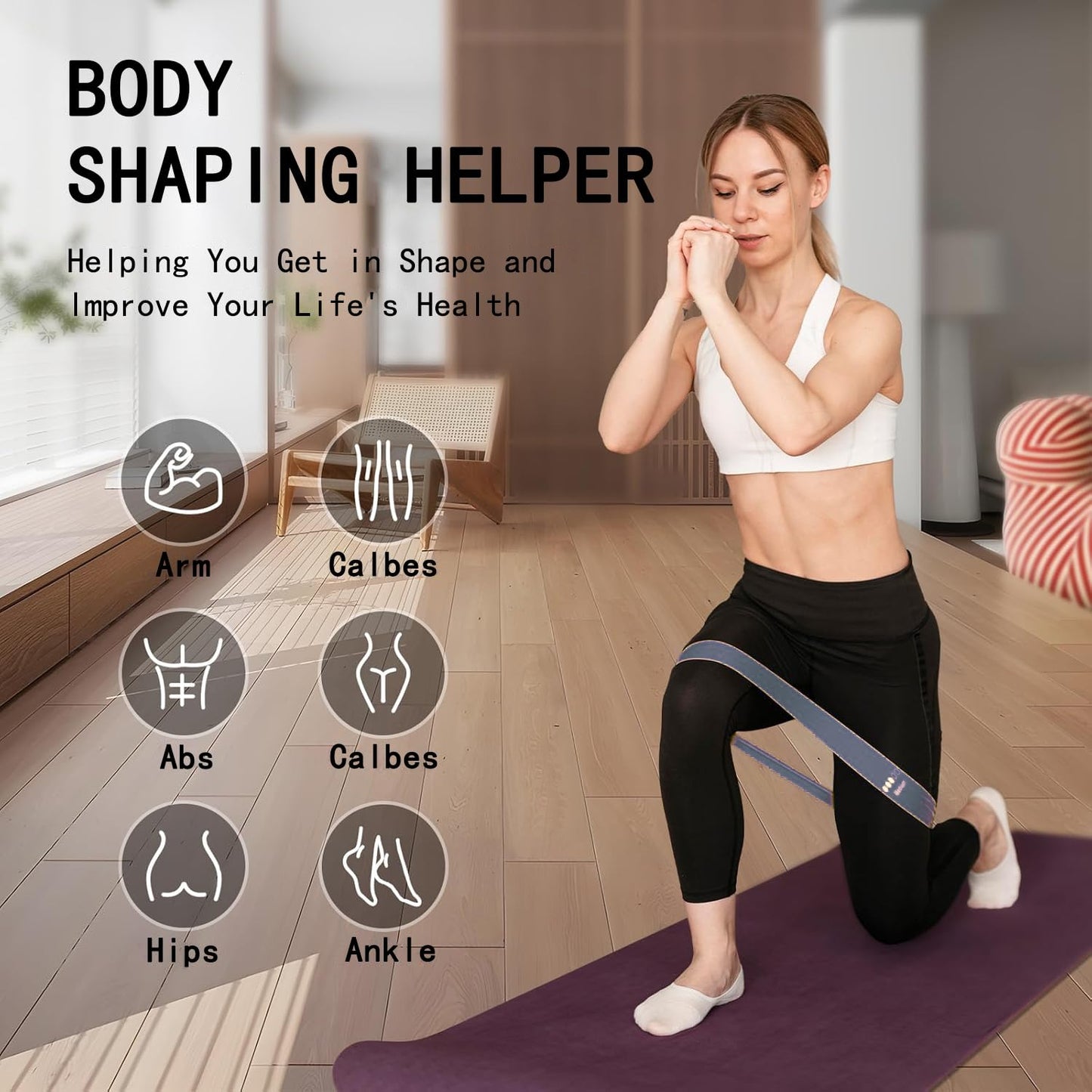 Yoga Knee Support Pad for Women Pilates Kneeling Cushion | Elbows Wrist Hands Head Foam Extra Thick Men Exercise Knees Pads Set of 6 Pieces (Gray）