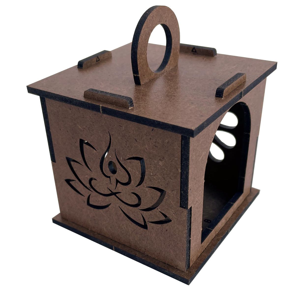 Wooden Light Kit Puzzle – 10 Pack - Night Light Craft Kit - Snap Together Desk Sized Light–Educational Wooden Puzzle Toy - Birthday Gift – Diya Lantern Puzzle