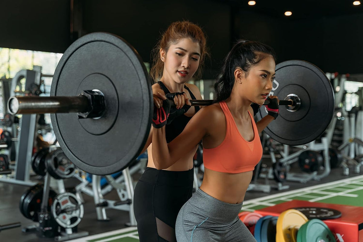 Clout Fitness Pro Elite Olympic Barbell Clamps Collars Quick Release Pair of Locking Weight Clips Fit 2 Inch Barbell for Weightlifting (Gray)