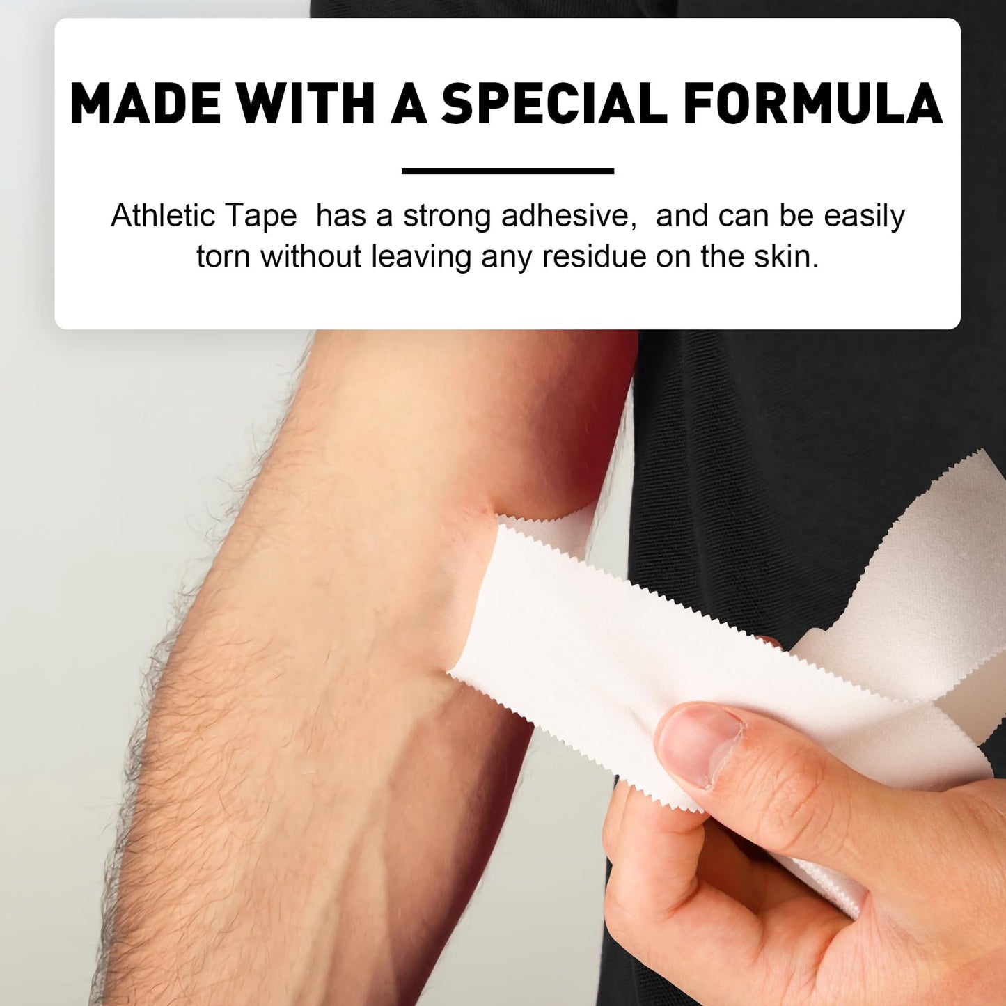 CHMI Athletic Tape,White Sports Tape (32 Pack), 320 Yards Rolls Very Strong Easy Tear NO Sticky Residue Best Tape for Gymnastics Climbing Bat Injuries Medical (1.5 Inch X 320 Yards).