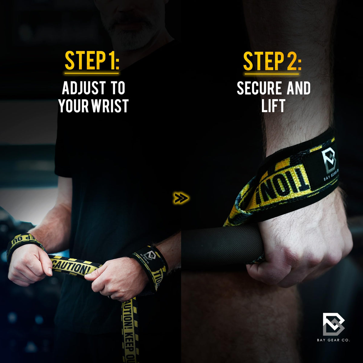 BAY GEAR CO. Wrist Straps for Weightlifting - 1 Pair Cotton Lifting Straps with Neoprene Padding, Comfortable Gym Essentials for Enhanced Grip Strength - Unique Printed Pink Camouflage Design