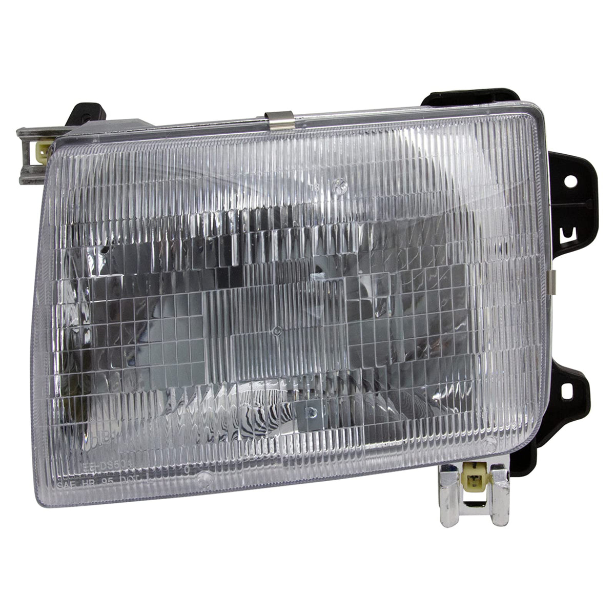TRQ Headlight Corner Light Assembly Set for 1998-2000 Nissan Frontier, 2000-2001 Xterra, Model LKA87338, White