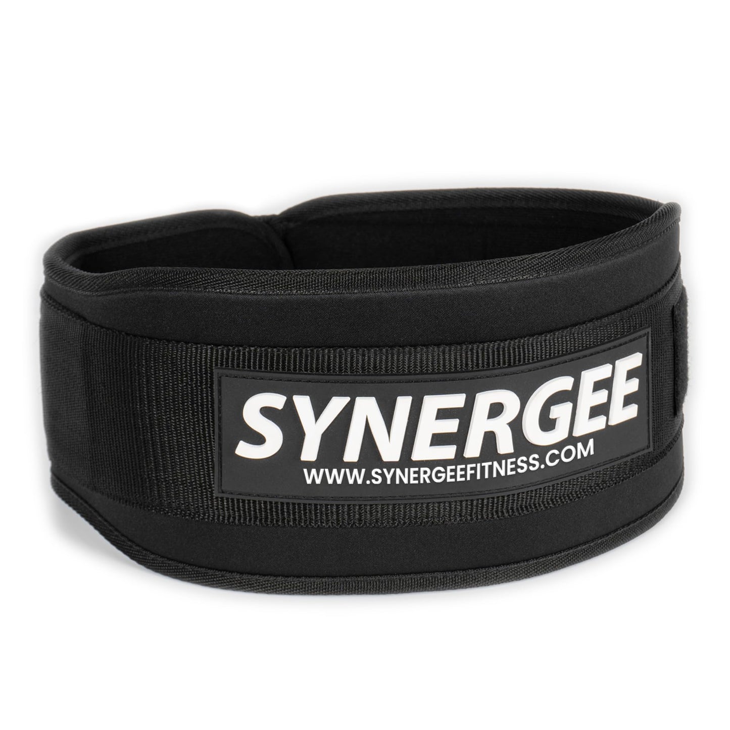 Synergee Weightlifting Belt 5” Padded Support for Squats Deadlifts Powerlifting & Cross Training - Small