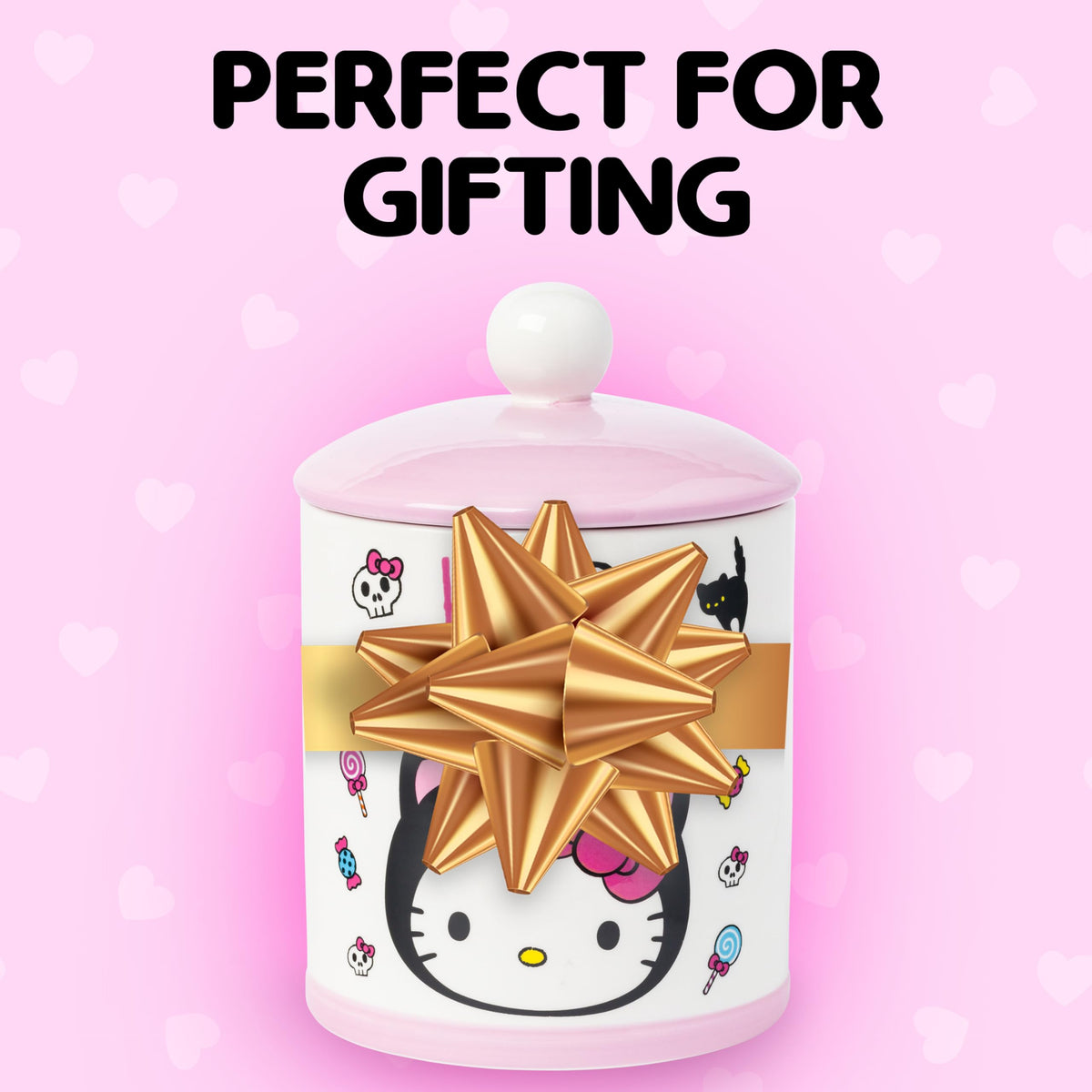 Silver Buffalo Sanrio Hello Kitty Halloween Ceramic Cookie Jar, 64 Ounces