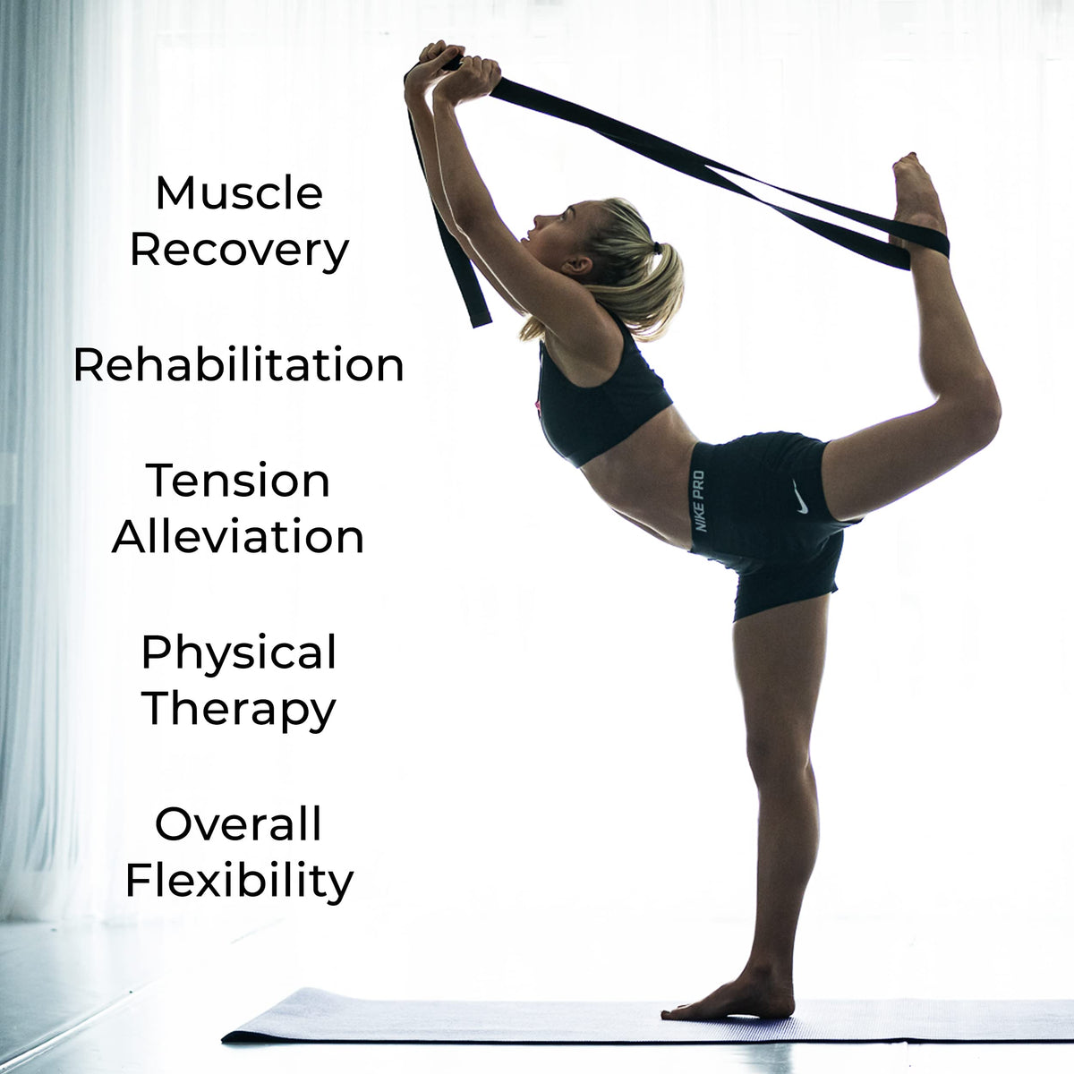 Sunshine Yoga 10-Pack Yoga Strap, 6-Foot Yoga Straps With Anti-Slip D-Ring Buckle, Adjustable Leg Stretching Strap for Muscle and Hamstring Stretch, Exercise Strap for Schools and Studios, Purple