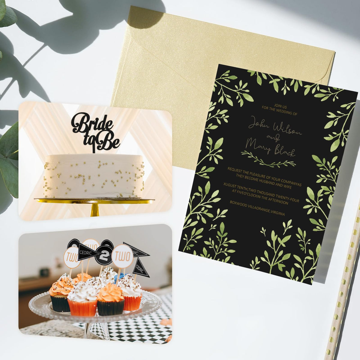 110lb Halloween Cardstock Paper 8.5 x 11 Heavy Card Stock, Goefun 50 Sheets Black Paper for Invitations, Resume, Business Card Stock（300 GSM）