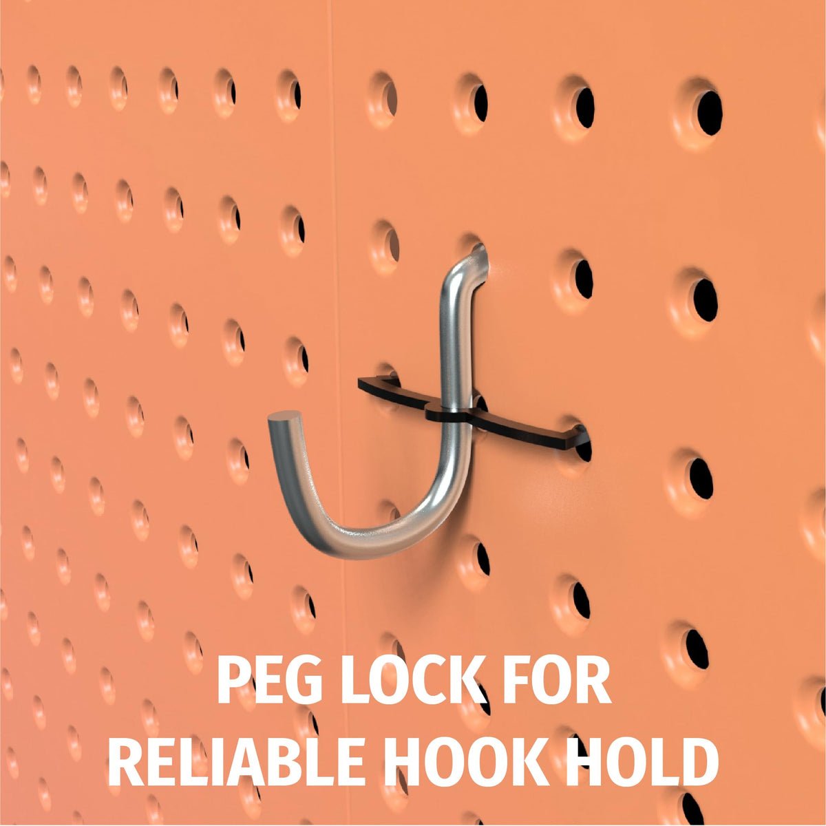 HUHOLE 88 Piece Pegboard Hooks Assortment Kit with Pegboard Bins Garage Tool Organizer Set Fits 1/8 and 1/4 Inch Peg Board Accessories for Workbench Craft Room and Kitchen Storage