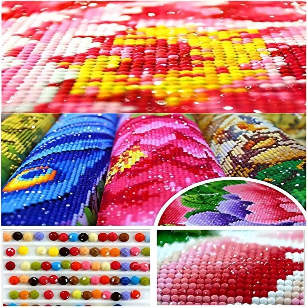 HONGJIE 5D DIY Diamond Art Painting Kit, Cardinal 16X20 inches Round Full Drill Crystal Rhinestone Embroidery Cross Stitch Arts Craft for Home Wall Decor Gift.2