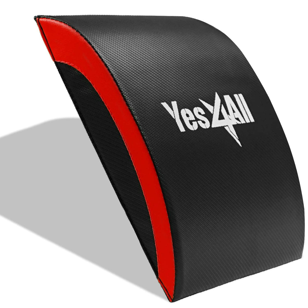 Yes4All Abdominal Exercise Pads, Foldable Ab Workout Equipment for Home Gym Core Training & Back Stretching, Sit Up Mat for Floor Exercises, Red