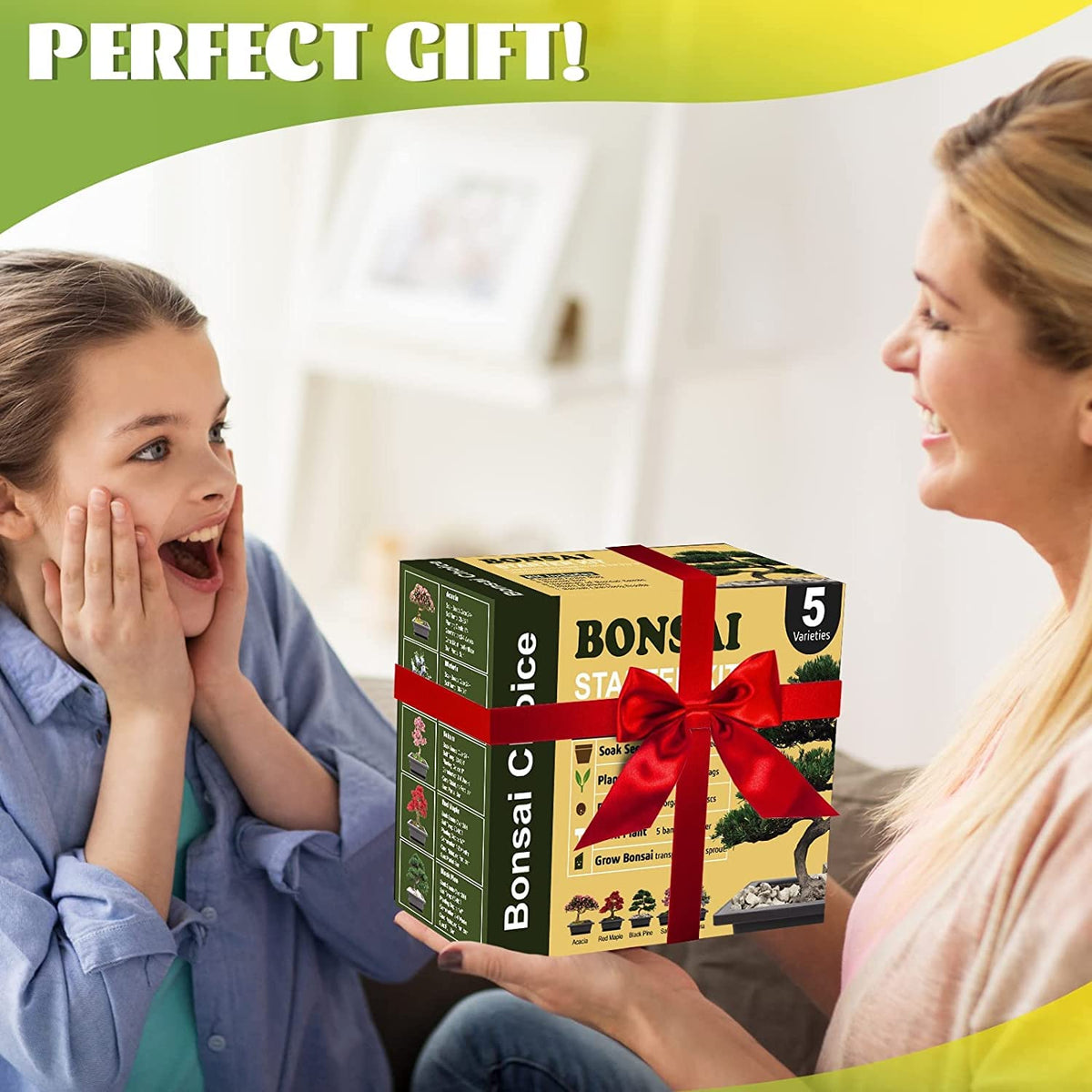 Meekear Indoor Starter Kit with Complete Planting Tools, Gardening DIY Gift for Plant Lovers