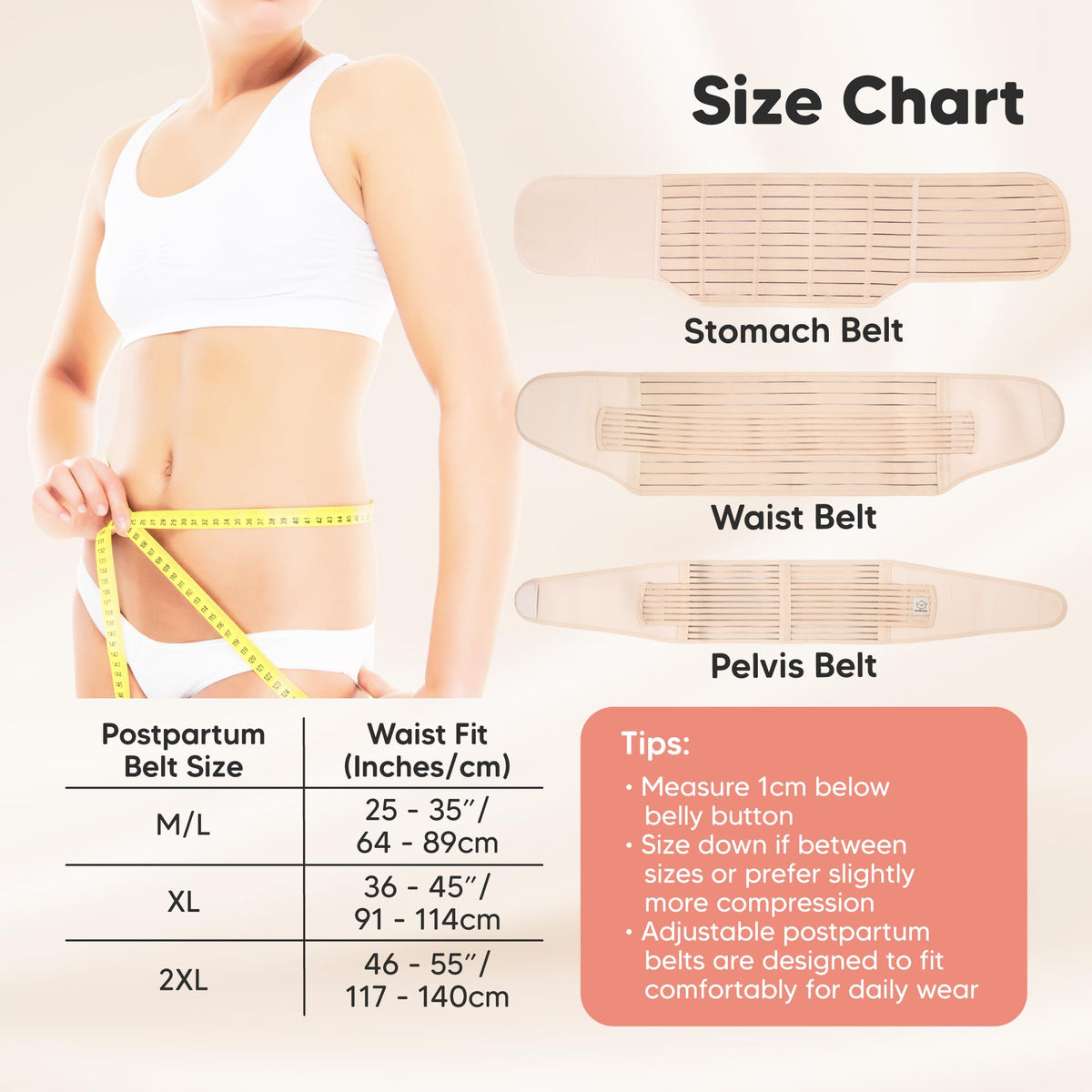 3 in 1 Postpartum Belly Support Recovery Wrap – Postpartum Belly Band, After Birth Brace, Slimming Girdles, Body Shaper Waist Shapewear, Post Surgery Pregnancy Belly Support Band (Dusty Plum, 2XL)