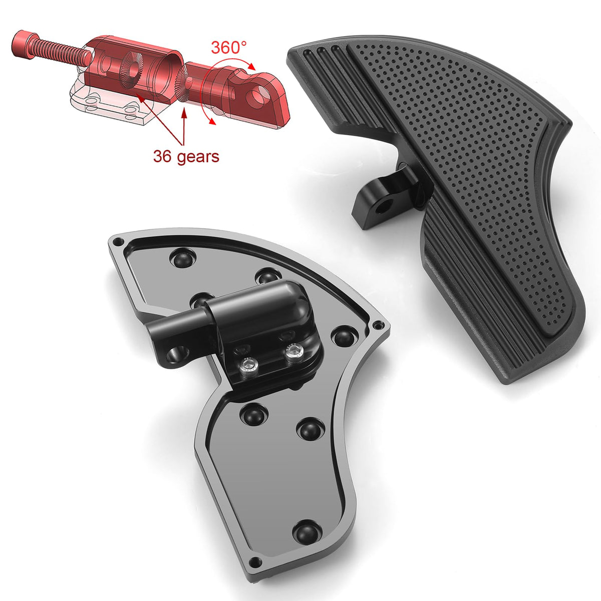 For Harley Passenger Defiance floorboards Black CNC Male Mount Foot Pegs Touring FLHX PEG Dyna Sportster XL Footrest Motorcycle