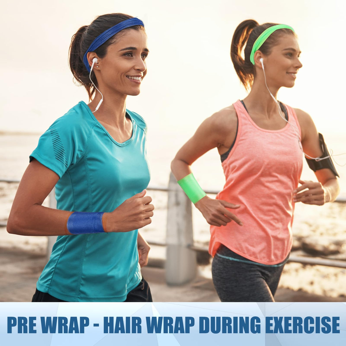 Pre Wrap Athletic Tape 2 Pack, 2.76 Inch x 30 Yards Athletic Tape Sports Prewrap, Foam Underwrap for Ankle Wrist Knee Elbow Hair Soccer, Dark Blue