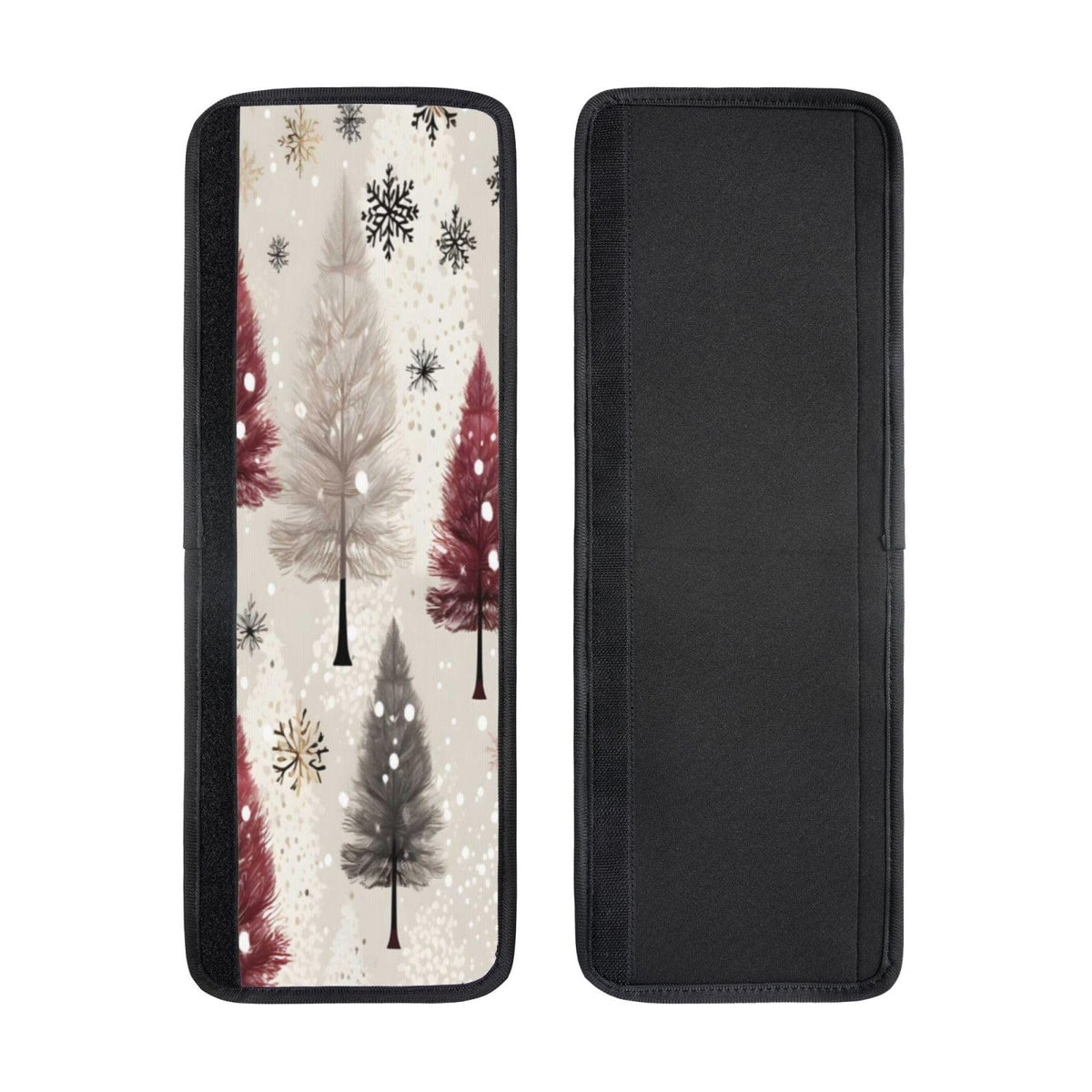 Edafol Christmas Tree Snowflakes 2 Pcs Refrigerator Door Handle Covers Set of 2 Non Slip Kitchen Appliance Fridge Handle Cover Oven Microwave Dishwasher Handle Dust Covers Protector