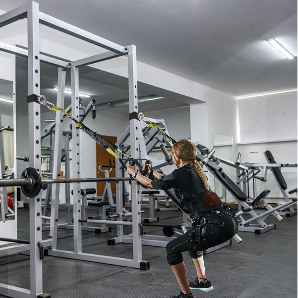 YZZHAJ 2 PCS Power Rack Attachments, Band Pegs for Power Rack, Resistance Band Hooks for Squat Rack, O-Ring Attachment for Power Rack, Versatile Gym Equipment Attachments Fits 1In
