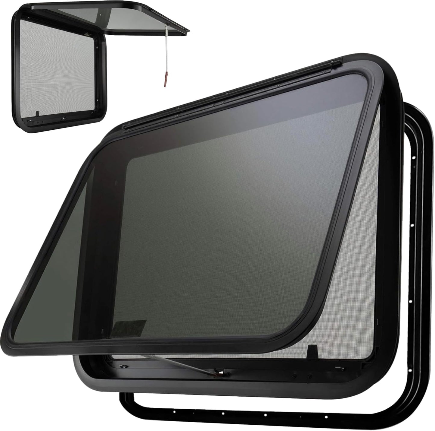 PRO FLEX RV Exit Window - Tempered Glass, Weather-Resistant, Easy Installation, 36·W x 20·H