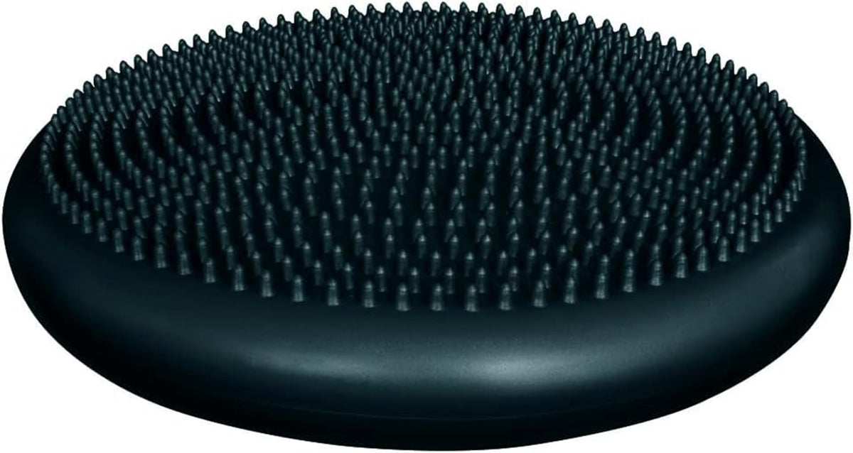 Body Sport Balance Disc - Inflatable, 13.5 in Balance Trainer - for Core Stability and Muscle Activation - Perfect for Dynamic Sitting or Standing Exercises (Black)