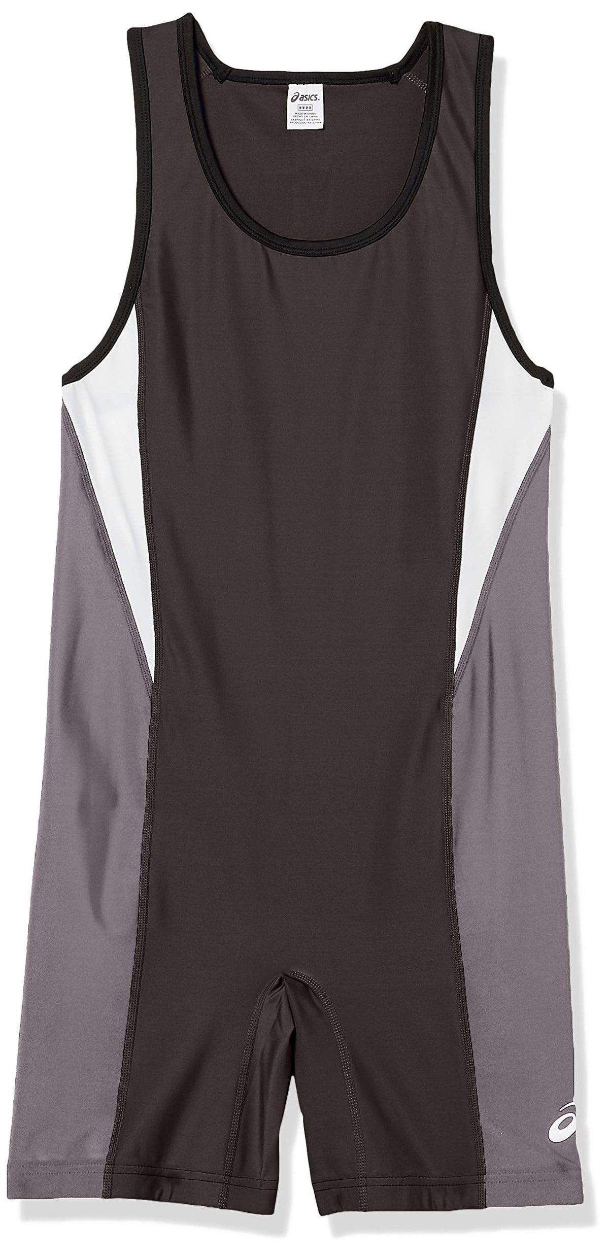 ASICS Legit Wrestling Singlet, Black/Steel Grey, X-Large