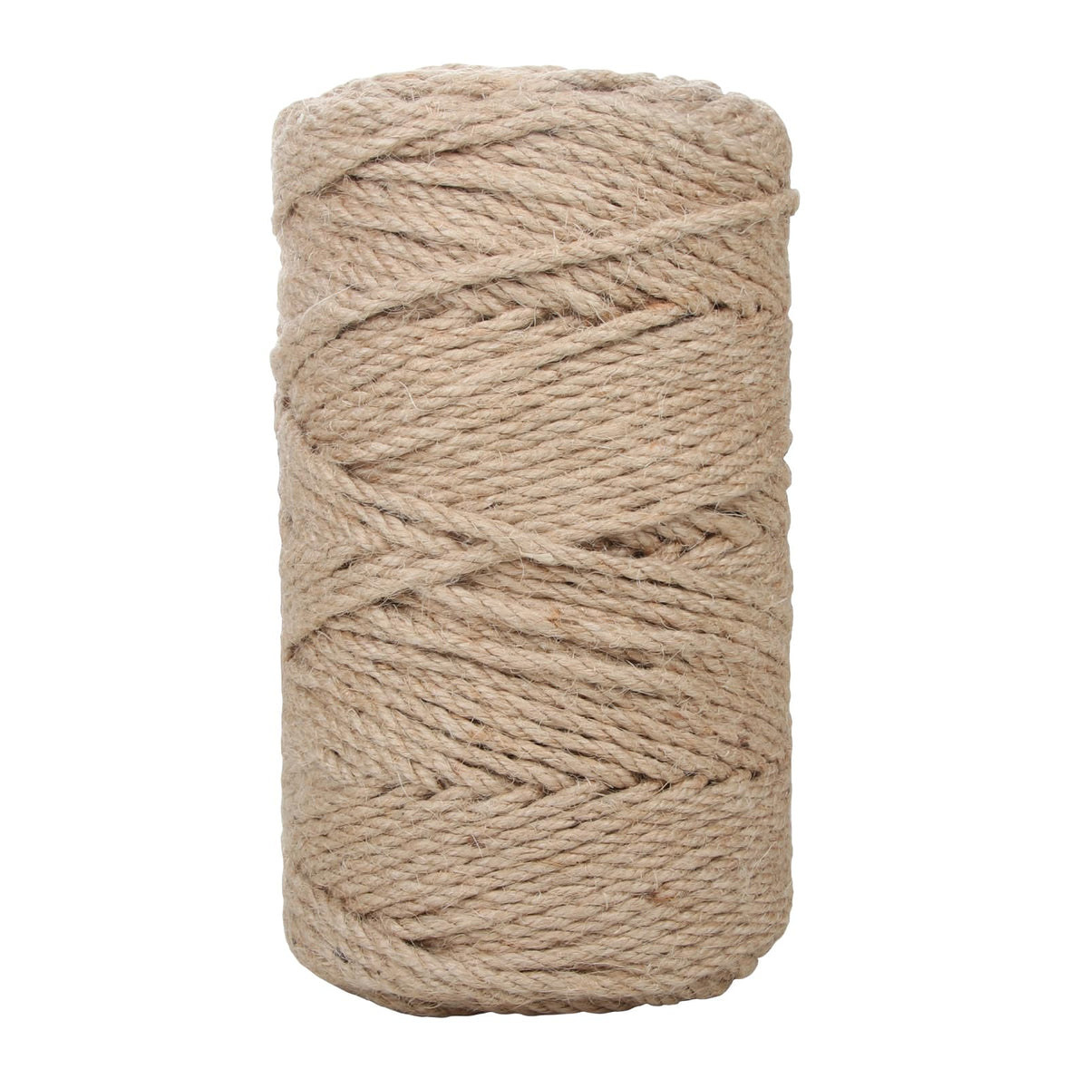 Jute Twine 3 mmx109 Yard 3 Strand, Munzong Natural Handmade 3 Twisted Burlap Twine String for Crafts, Garden Hemp Rope for DIY Knitting Plant Hanger Gift Wrapping Bundling Packing Gardening Decor 100m