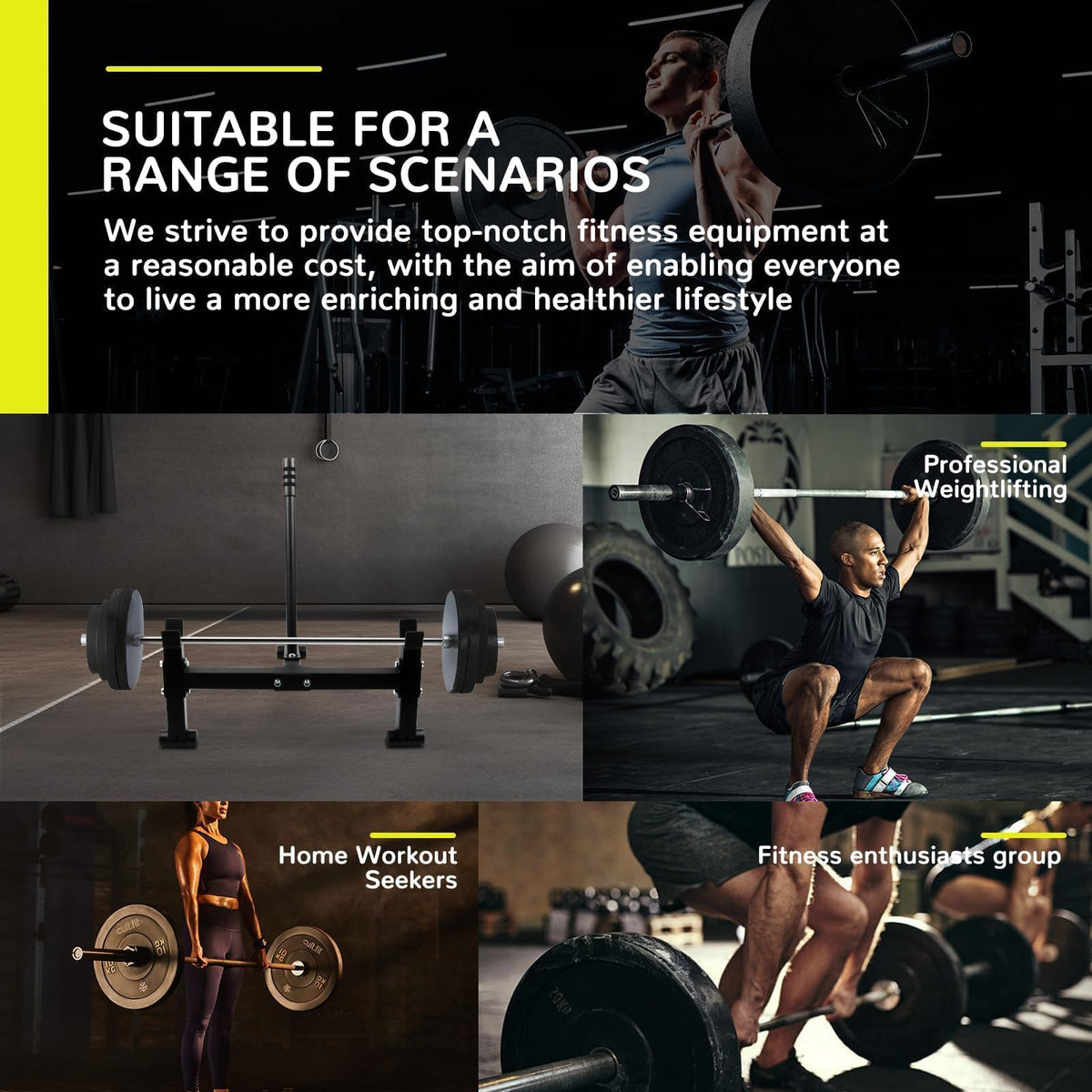 Deadlift Barbell Jack Stand，Anti-Slip Handle Deadlift Stand Home Gym Deadlift Exercises Heavy Duty Barbell Weight Changer Weight Training Equipment, 600lb Capacity(with Slip-Proof Glove)